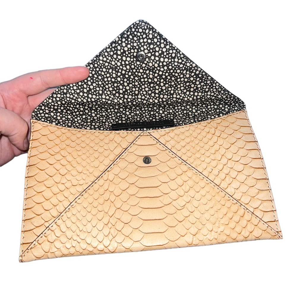 Loeffler Randall Python Envelope Clutch Wallet - image 2